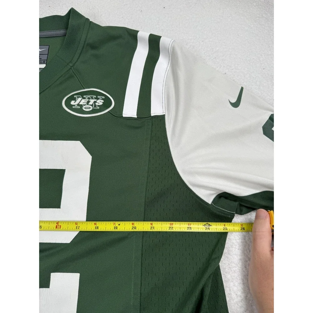 New York Jets Football Jersey Mens XL Green NFL Nike OBrien 92 On Field